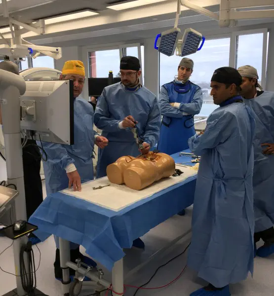 Dr Jurij Kseniuk na kursie w Szwajcarii