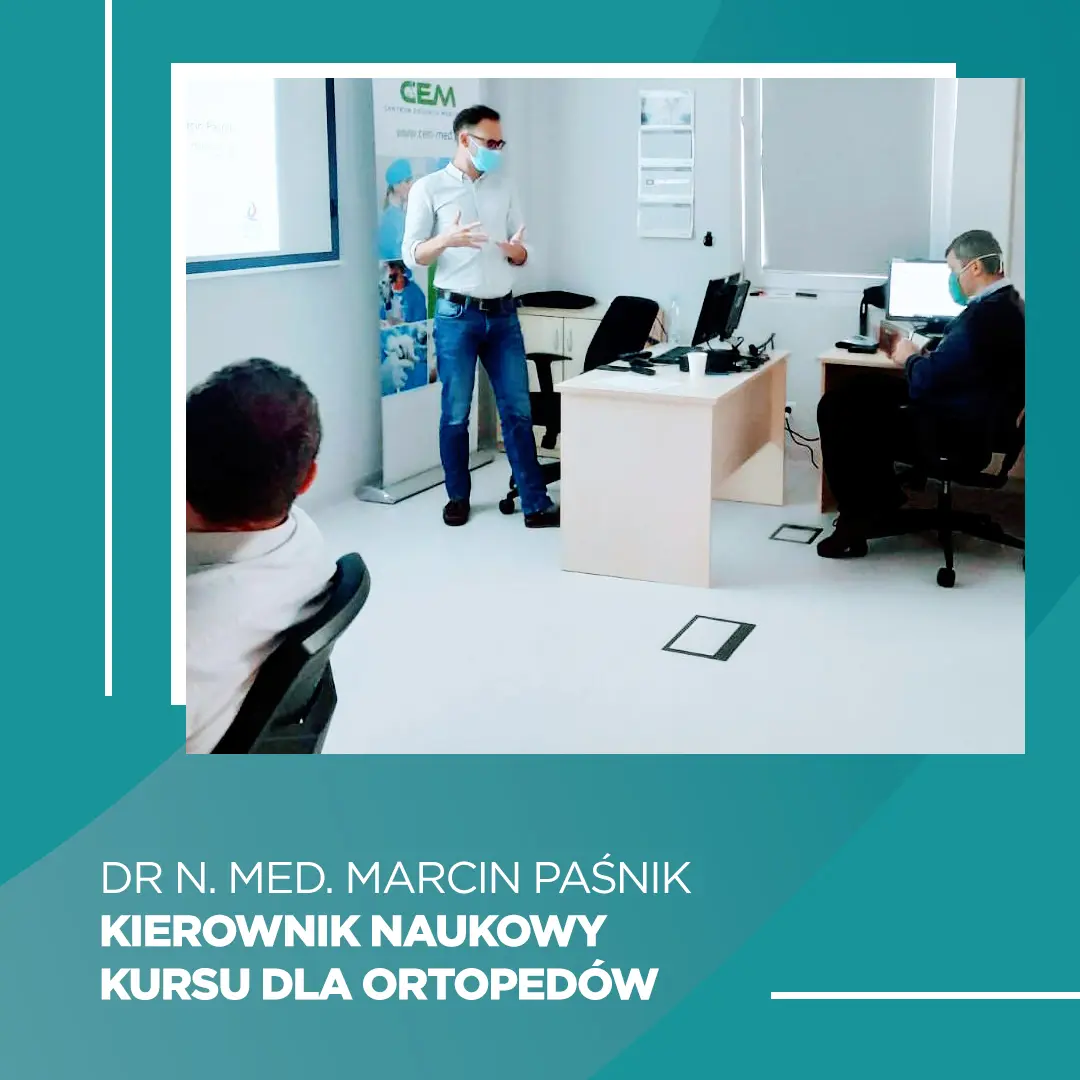 Dr Pasnik Kierownik Naukowy Kursu Dla Ortopedow Carolina Medial Center