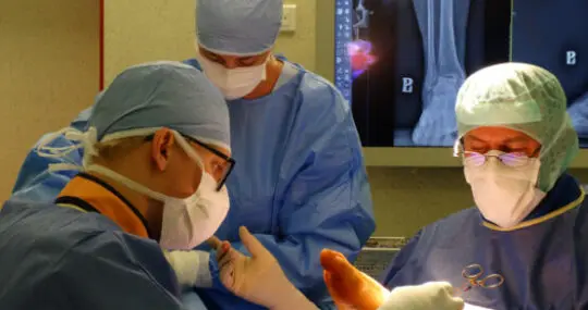 Zabiegi stawu skokowego