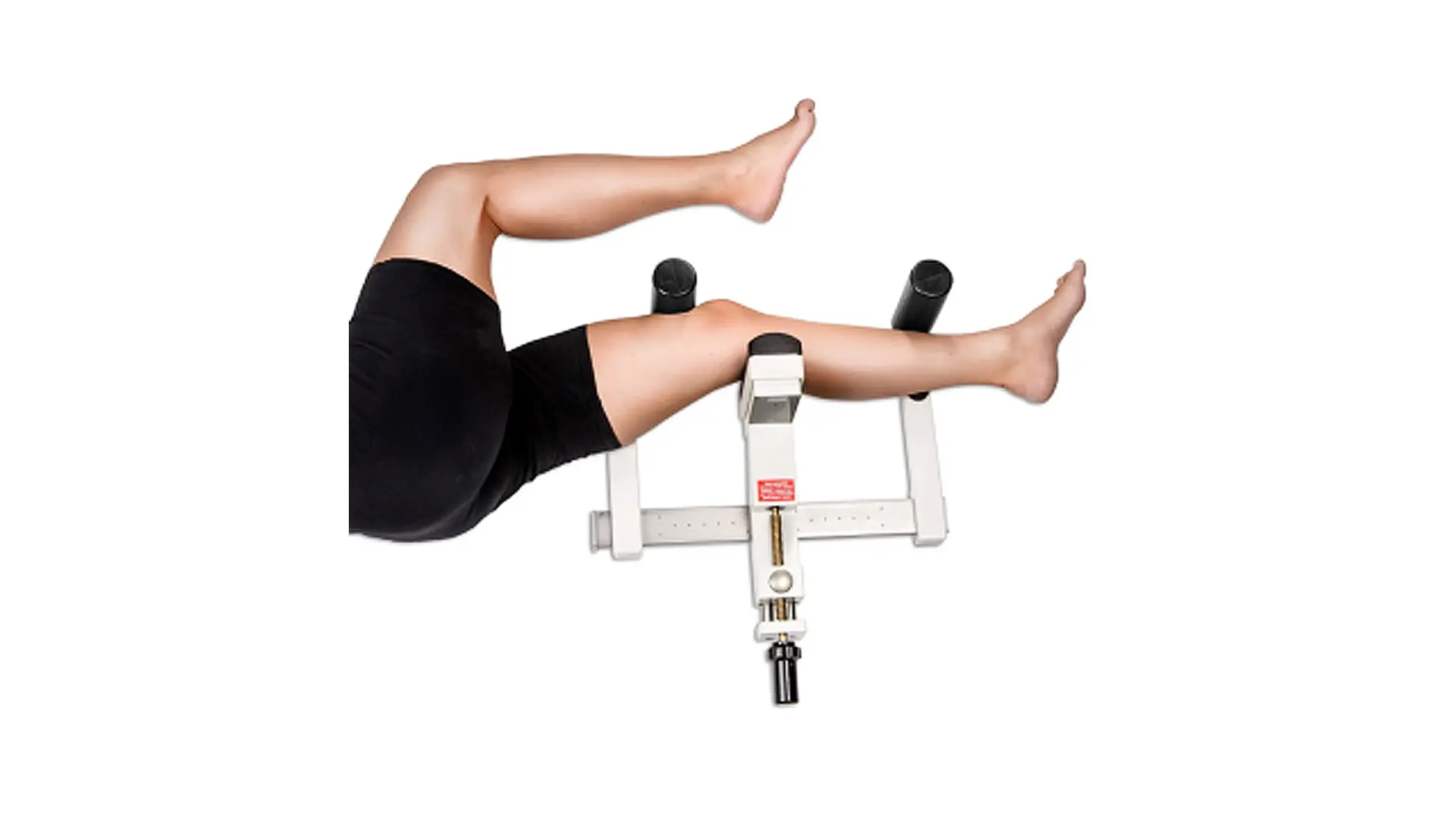 Przykład projekcji wykonywanej w RTG stresowym: Staw kolanowy w projekcji bocznej.