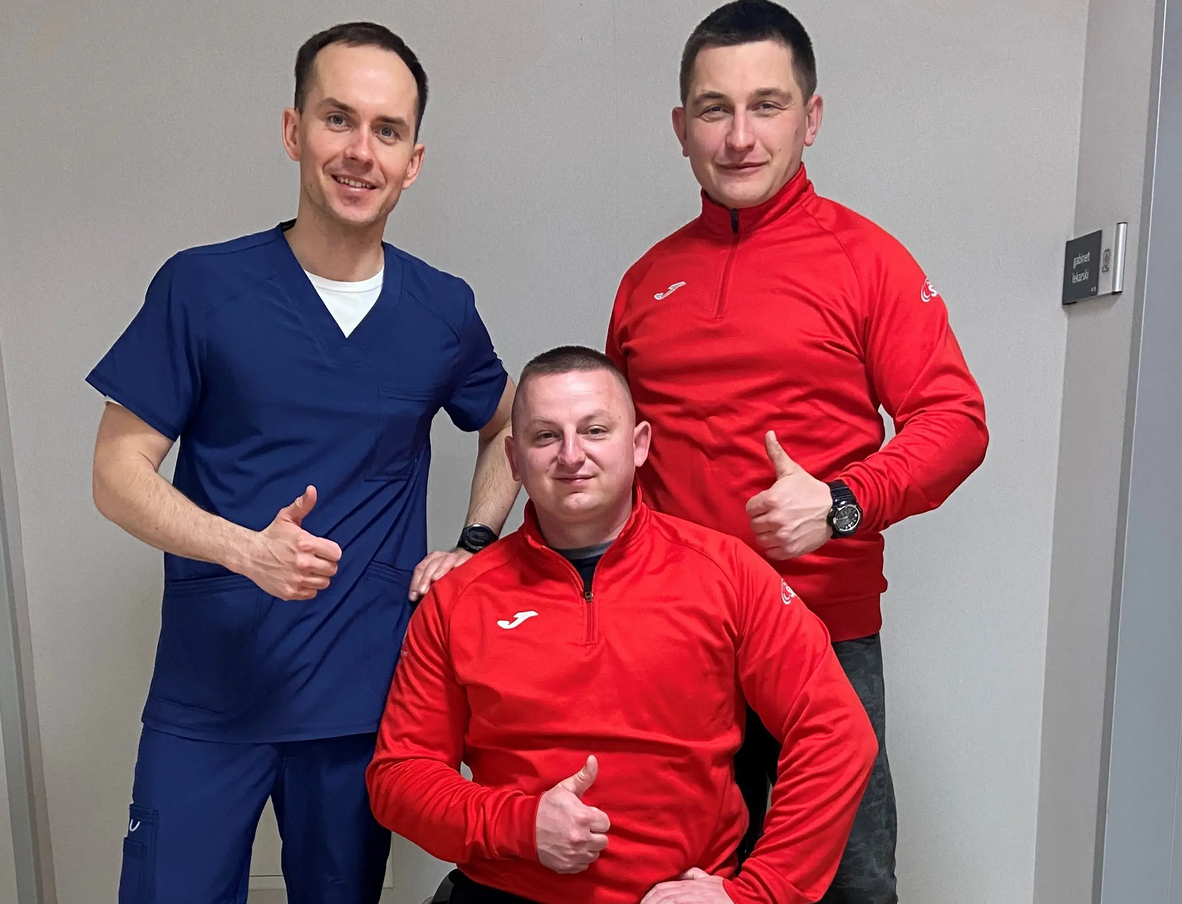 lek. Krzesimir Sieczych, Bartłomiej Tott oraz Damian Ligęza