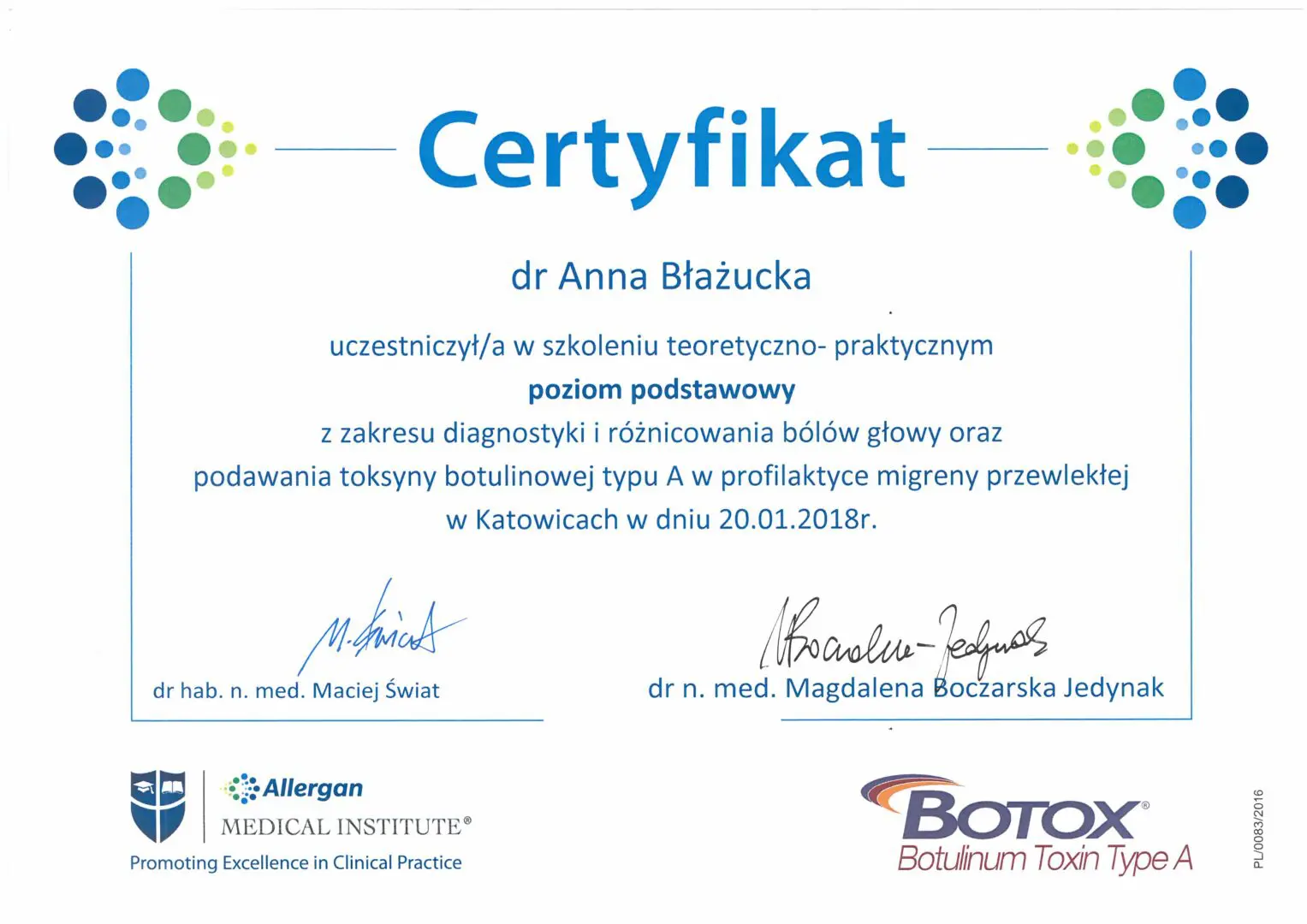 Dr n. med. Anna Błażucka