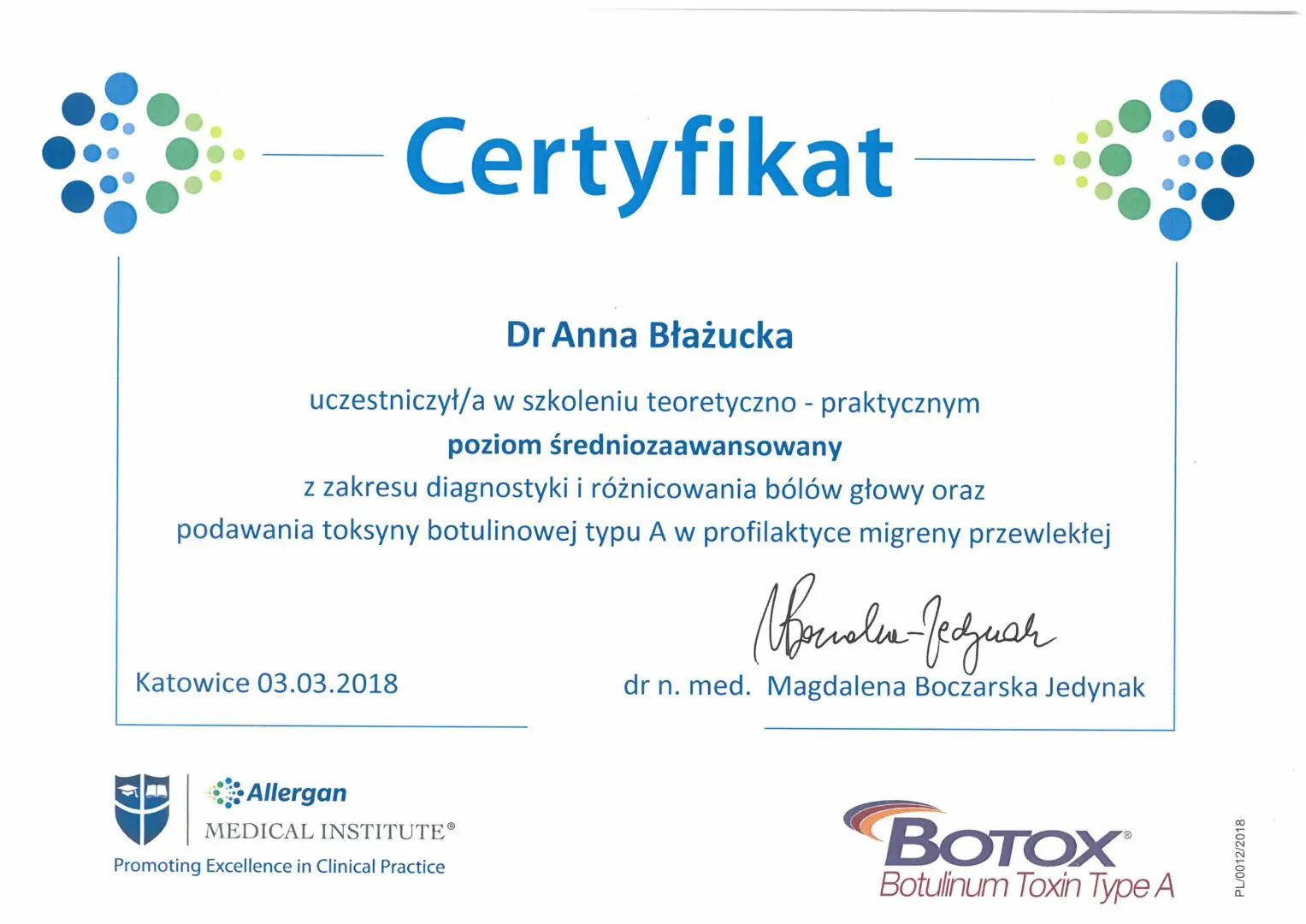 Dr n. med. Anna Błażucka