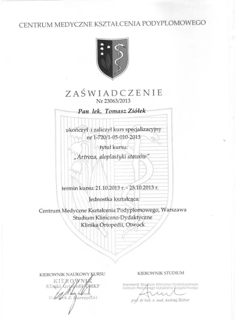 lek. Tomasz Ziółek