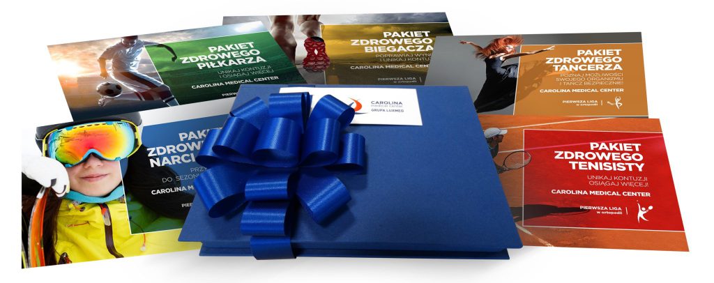 cmc_pakiety_sportowe_prezenty Karty podarunkowe na usługi Carolina Medical Center.